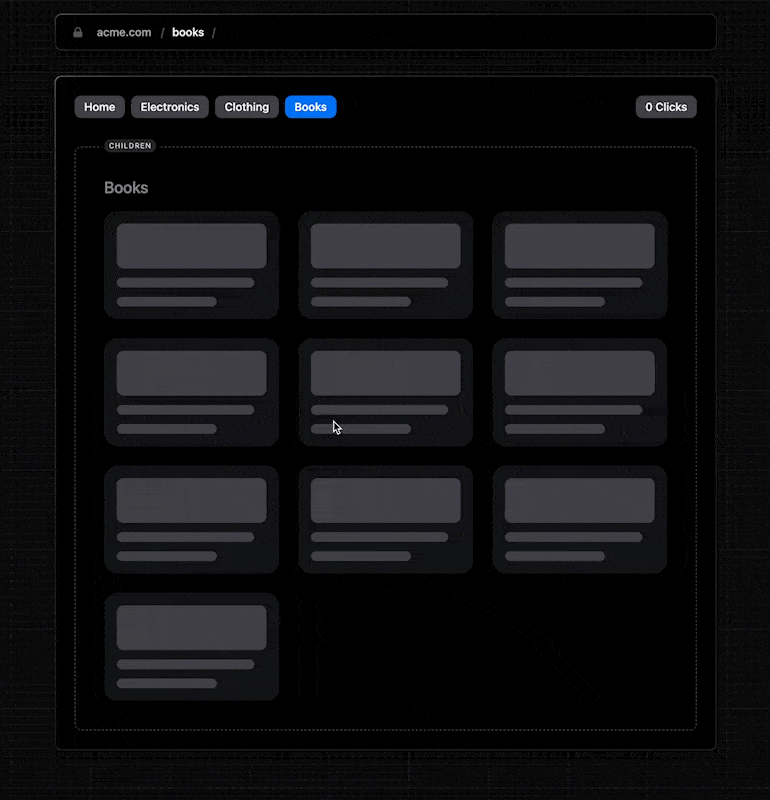 Loading demo in Next.js 14 App Playground