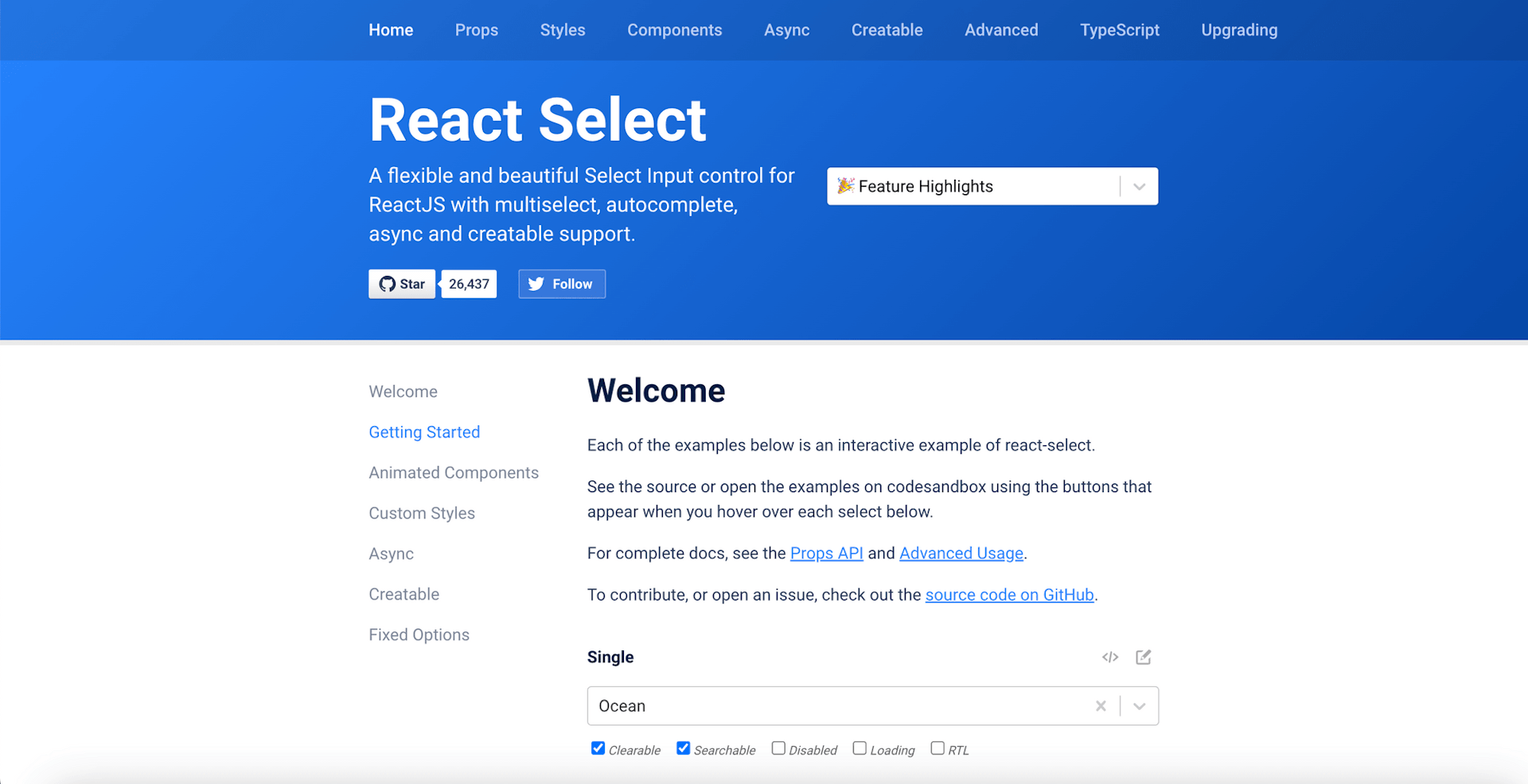 Form Inputs: React Select