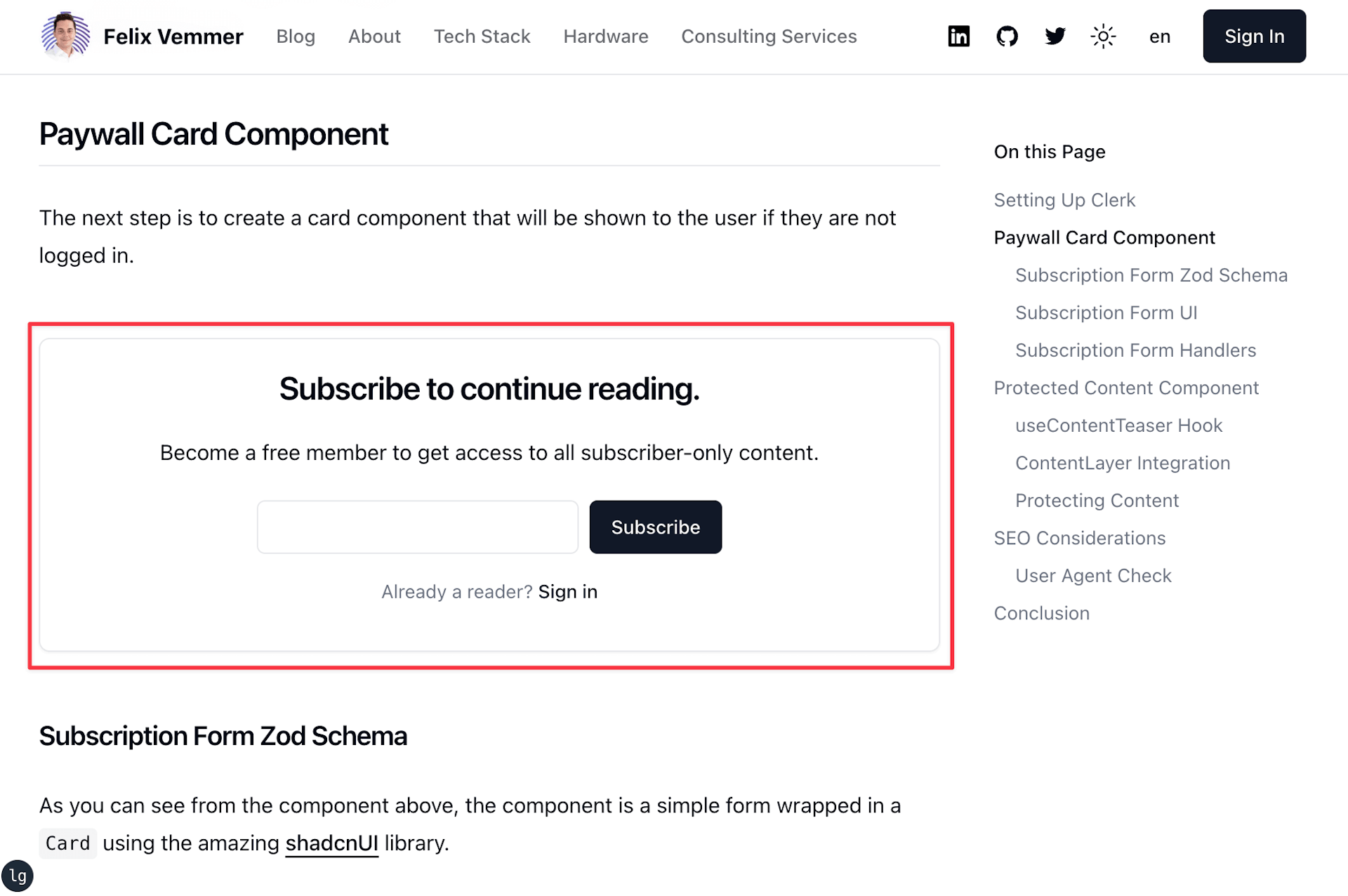 How to Build a Blog Subscription Wall with Clerk and ContentLayer for Your MDX Blog
